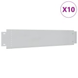 Cumpara ieftin Gard de gazon, 10 buc., 100 x 20 cm, otel galvanizat