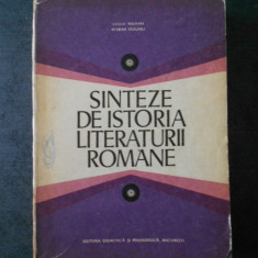 SANDRA RADIAN, VENERA DOGARU - SINTEZE DE ISTORIA LITERATURII ROMANE