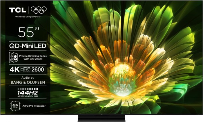 Televizor TCL Mini LED 55Q7C, 138 cm, Smart Google TV,