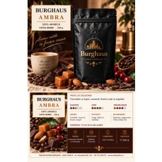 Cafea boabe de specialitate BURGHAUS Ambra 250 g
