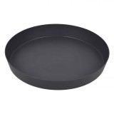 Farfurie Ghiveci Flori, Plastic, Diametru 19cm, &Icirc;nălțime 3cm, Antracit, Oem