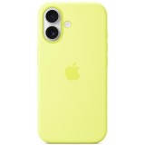 Husa de protectie Apple Silicone Case cu MagSafe pentru iPhone 17, Neon Yellow
