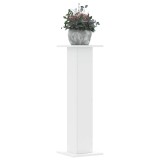 vidaXL Suporturi de plante, 2 buc., alb, 30x30x95 cm, lemn prelucrat 3307873