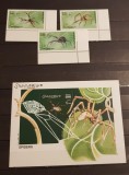 SOMALIA TARANTULE -SPIDERS COLITA SI SET NESTAMPILAT MNH