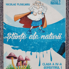 Manual clasa IV Stiinte ale naturii, semestrul I, 2016, 64 pag stare f buna