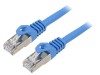 Patch cord F/UTP 6 litat CCA PVC albastru 3m 26AWG, Lanberg