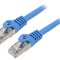 Patch cord F/UTP 6 litat CCA PVC albastru 3m 26AWG
