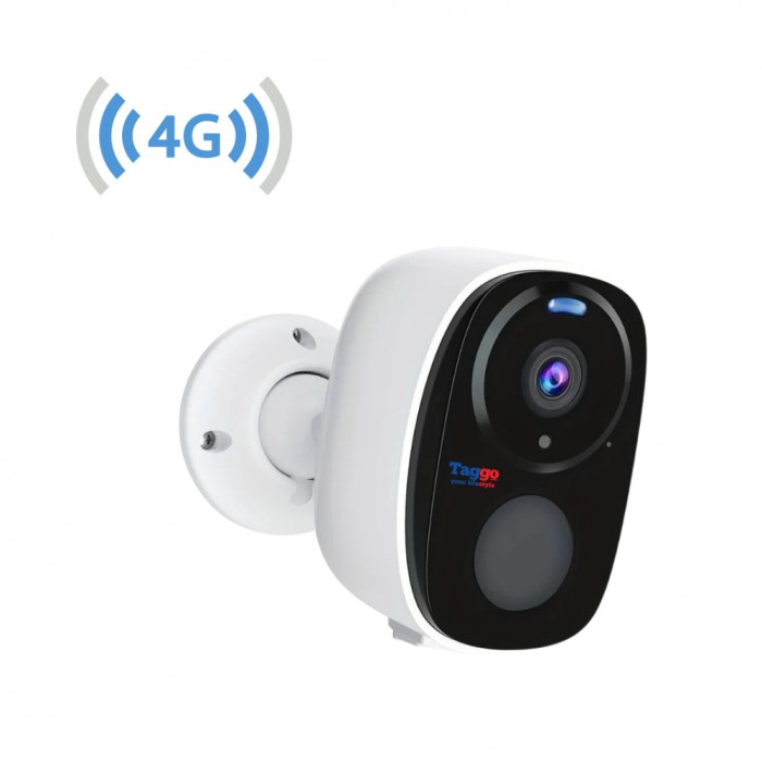 Camera de supraveghere 4G Cartela SIM 2K, 4MP, Baterie incorporata, Control din aplicatie,Rezistenta la apa IP66 - WIFI