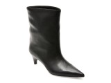 Botine elegante EPICA PREMIUM negre, 81R, din piele naturala