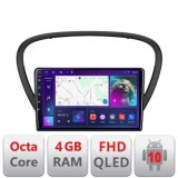Navigatie Peugeot 607 Android radio gps internet quad core 4+64 carplay android auto Kit-607+EDT-E309v3 CarStore Technology