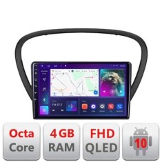 Navigatie Peugeot 607 Android radio gps internet quad core 4+64 carplay android auto Kit-607+EDT-E309v3 CarStore Technology