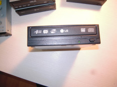 Unitate optica (DVD writer) LG GSA-H42L, conexiune IDE, negru + cablu IDE foto