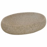 Cumpara ieftin Lavoar de blat, nisipiu, 59x40x15 cm, ceramica, oval