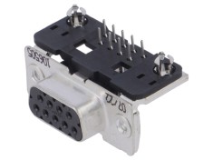 Conector D-Sub 9 pini mamă PCB 90&deg;