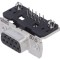 Conector D-Sub 9 pini mamă PCB 90&deg;