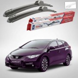 Ștergătoare Honda Civic Tourer IX MK Estate 2014-prezent | Set Față Flat &ndash; TeamCar&reg;