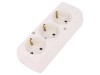 Conector alimentare JONEX Mama Schuko 16A 250V AC IP20 Alb 3 Socluri