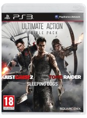 Ultimate Action Triple Pack Just Cause 2 Sleeping Dogs &amp;tomb Raider PS3