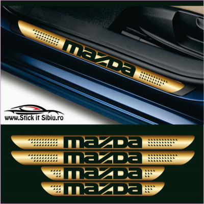 Set Protectie Praguri Mazda-Model 6 &amp;ndash; Stickere Auto foto