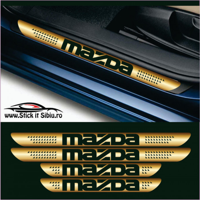 Set Protectie Praguri Mazda-Model 6 &ndash; Stickere Auto