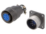 Conector Circular Soclu/Mufă DS1110-06 7 PIN 5A