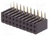 Conector 20 pini, seria {{Serie conector}}, pas pini 2mm, CONNFLY - DS1026-13-2*10S8BR foto