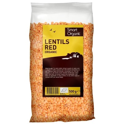 Linte rosie eco 500g Smart Organic foto