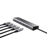 Cumpara ieftin Hub Trust Halyx, 5 porturi USB-C 3.2 gen 1: 1