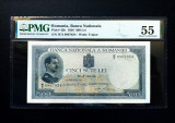 ROMANIA 500 LEI - 1939 FARA Supratipar . Aproape UNC , gradata PMG AU 55 . RRR !