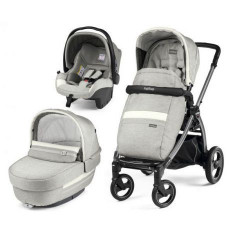 Carucior 3 In 1, Peg Perego, Book Plus S, Titania, Luxe Pure