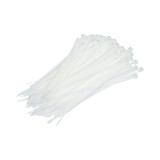 Faseta colier plastic alb 3.6x150mm 100 buc/set Longroad