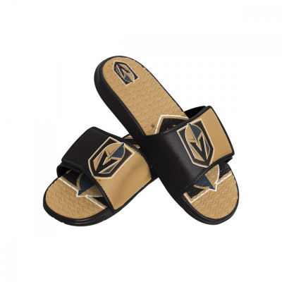 Vegas Golden Knights papuci de bărbați Colorblock Slipper - XL = 46-48 EU foto