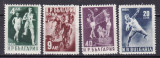 Bulgaria 1950 sport MI 749-752 MNH, Nestampilat