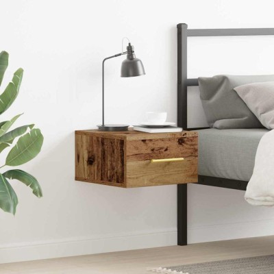 vidaXL Dulap de noapte Lemn vechi 35 x 35 x 20 cm Lemn compozit 863782 foto