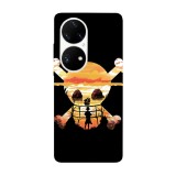 Husa compatibila cu Huawei Nova 8i model One Pice Skull, Silicon, TPU, Viceversa, Transparent, Carcasa