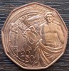 Moneda Austria 5 Euro 2020, Anul Nou, Apollo, Cupru. Tiraj 200.000 buc. Musikverein Viena
