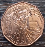 (S) MONEDA AUSTRIA - 5 EURO 2020, NOUL AN 2020, ZEUL APOLLO, CUPRU, Europa, Cupru (arama)