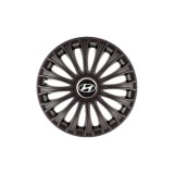 Set 4 Capace Roti 15 inchi (R15) Dino Negru, Compatibile cu Hyundai, Autohelix MSA
