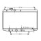 Radiator racire Daihatsu Applause, 06.1989-08.1997, motor 1.6, 71 kw, benzina, cutie automata 673x325x23 mm, aluminiu/plastic,