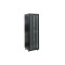 Rack 18U 600x800, montare pe podea, usa din sticla, panouri laterale detasabile si securizate, dezasamblat, culoare negru RAL 9004, DATEUP NewTechnolo