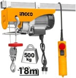 Cumpara ieftin Troliu electropalan Electric 900W 18m, 500 kg, Ingco EH5001