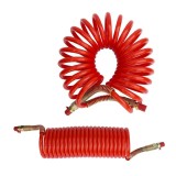 Furtun aer spiralat rosu M22 pentru tiruri si camioane