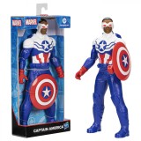 MARVEL AVENGERS FIGURINA CAPTAIN AMERICA ALBASTRU DESCHIS 24CM