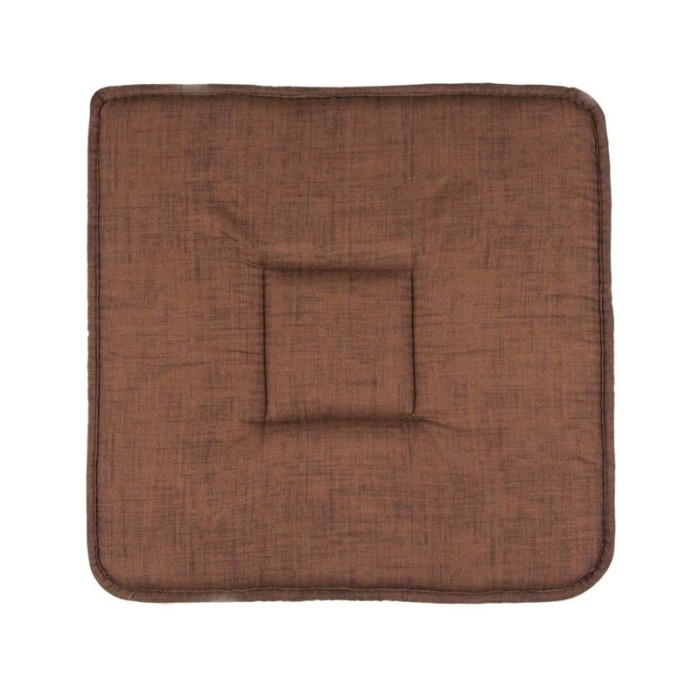 Perna pentru scaun, 39x39 cm, Maro, Bumbac/Poliester, ATU-081708