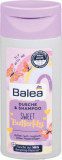 Balea Gel de duș&amp;șampon Sweet Butterfly pentru copii, 50 ml