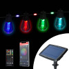 Sir de lumini solare inteligente - 84+15 LED-uri RGB - 14,5 m - bluetooth Best CarHome, Oem