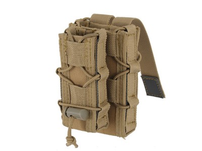 Pouch incarcator Molle Combo 8Fields Coyote foto