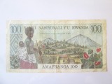 Rara! Rwanda 100 Francs 1978,bancnota din imagini la cel mai mic pret