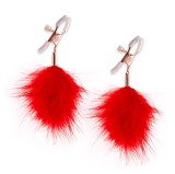 ​Cleme pentru mameloane F1 Fulgi Roșii, NS Novelties Nipple Clamps