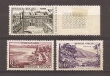 Franta 1959 - Peisaje - Valori noi, MNH/MH (vezi descrierea), Nestampilat